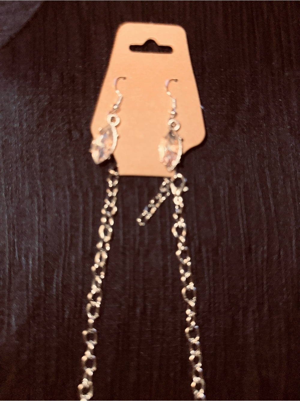 Elegant Cream Statement Necklace and Earring Set and bracelet - Picture 3 of 6